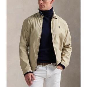 Polo Ralph Lauren Men’s Bi-Swing Windbreaker Jacket Khaki Size XL full zip